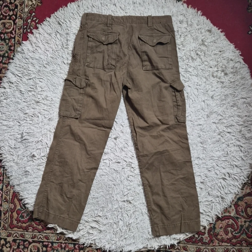 Mens Banana Republic Pants Carpenter Cargo Brown Size 34 X 32 Fall Winter Spring